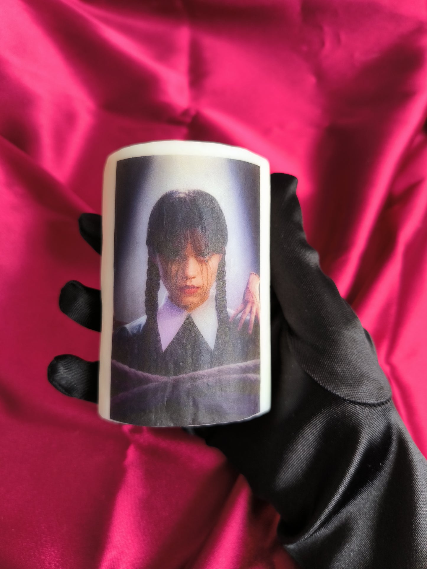 ~ Bougie personnalisée Mercredi Saison 2 ~