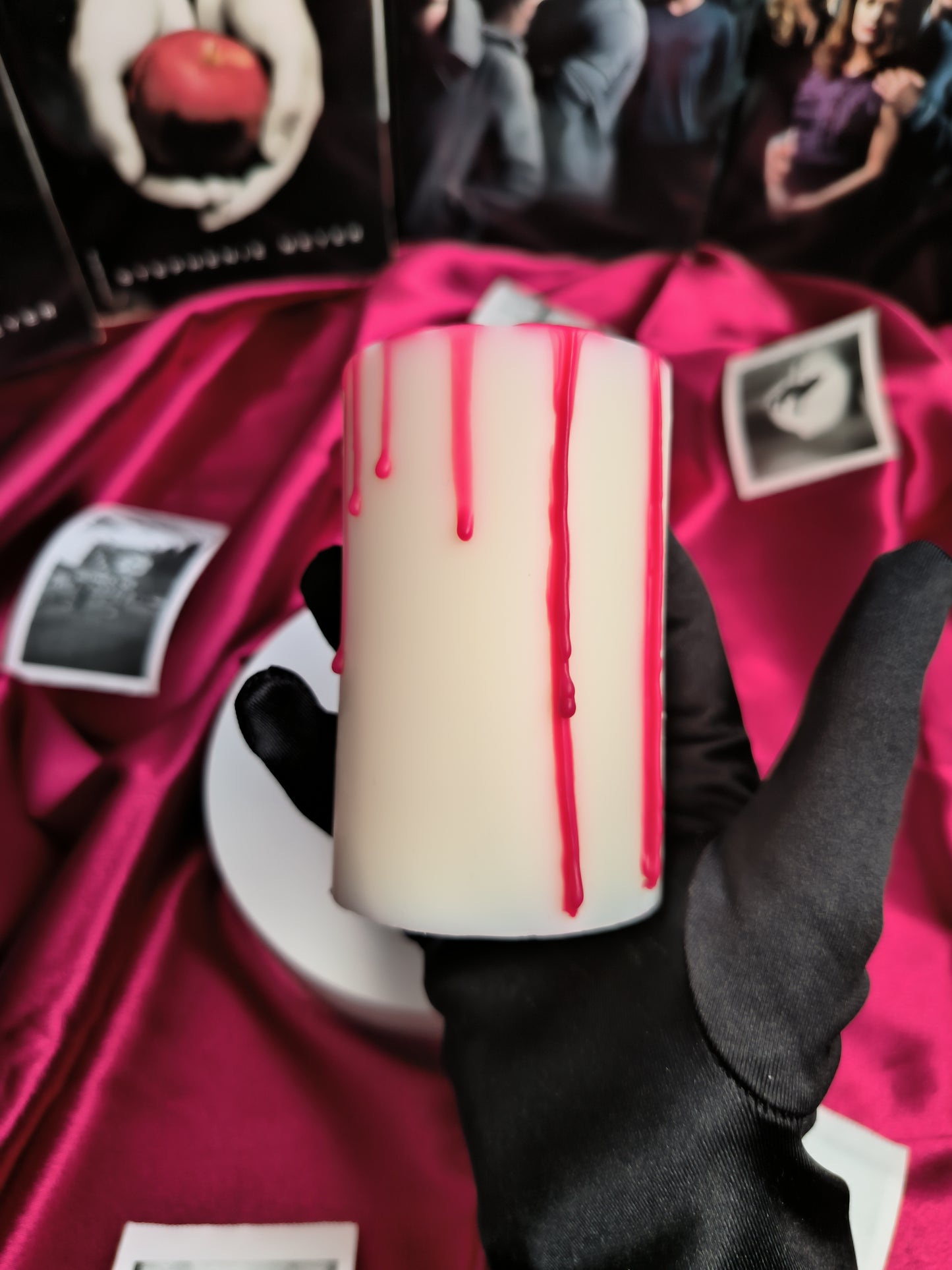 ~ Bougie personnalisée Twilight spécial ensanglantée ~