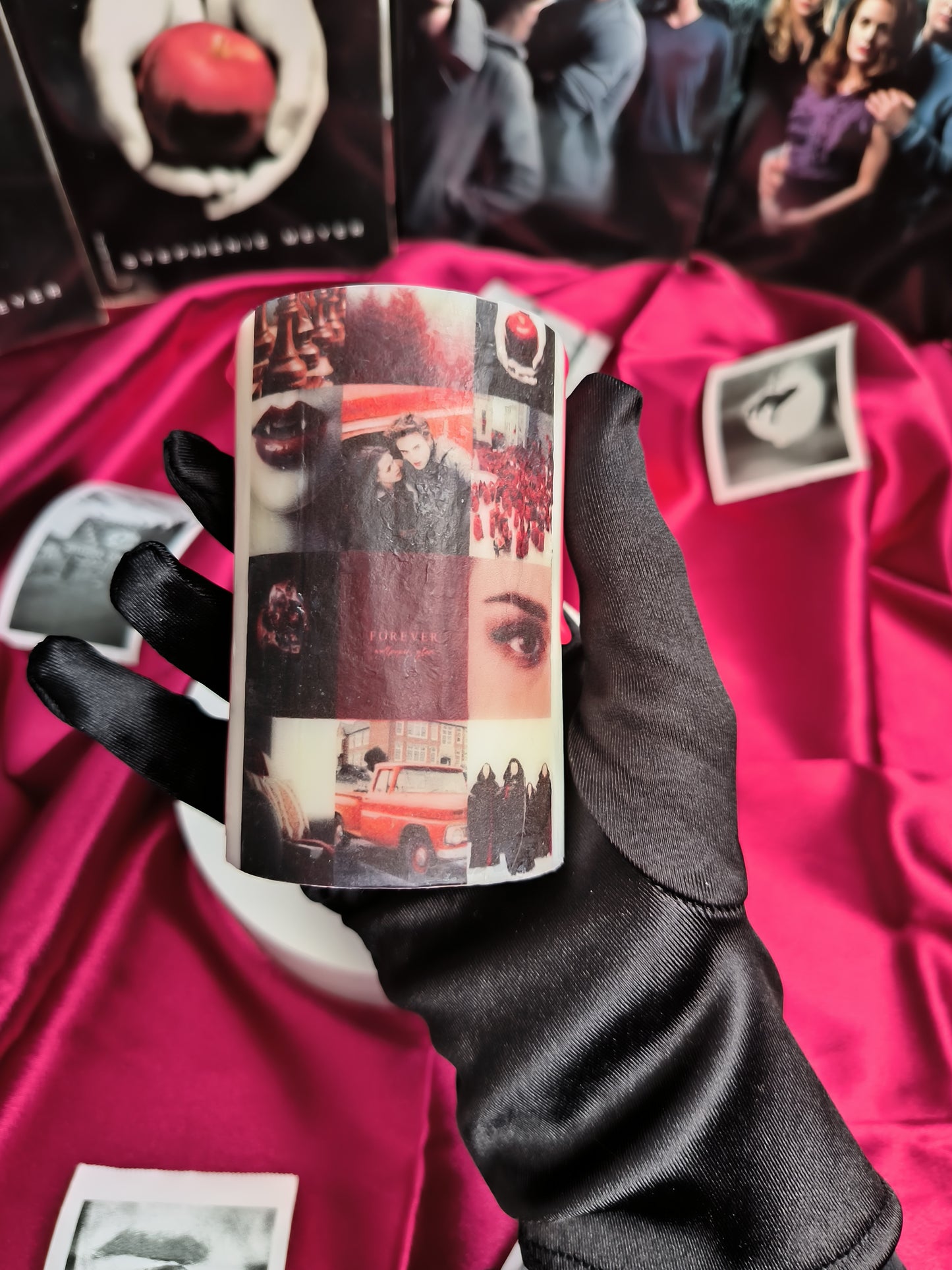 ~ Bougie personnalisée Twilight spécial ensanglantée ~