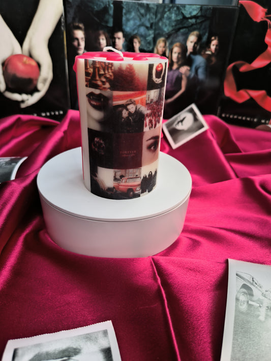~ Bougie personnalisée Twilight spécial ensanglantée ~