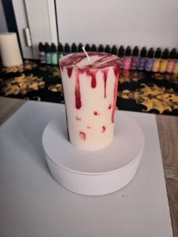 ~ Bougie artisanale Scream Spécial Halloween - effet sanglant 🔪🩸~