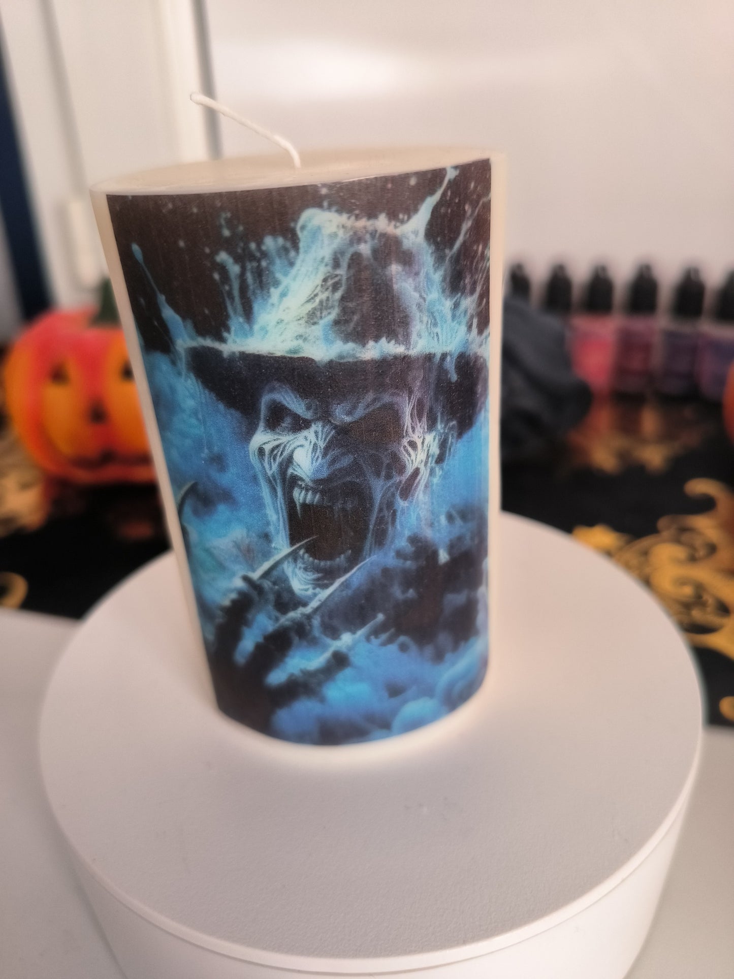 ~ Bougie personnalisée Freddy Krueger 🔪🎃~